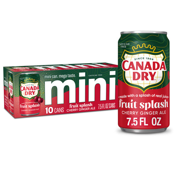 Canada Dry Fruit Splash Cherry Ginger Ale