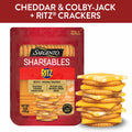 Sargento Shareables Natural Cheddar & Colby-Jack Sliced Cheese with Ritz® Original Crackers Cheese Tray