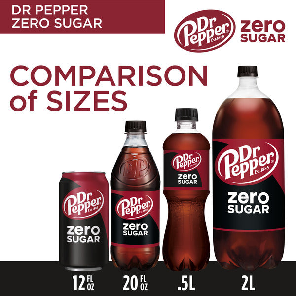 Dr Pepper Zero Sugar Soda