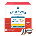 Cameron's Coffee, Light Roast, Vanilla Hazelnut, Pods