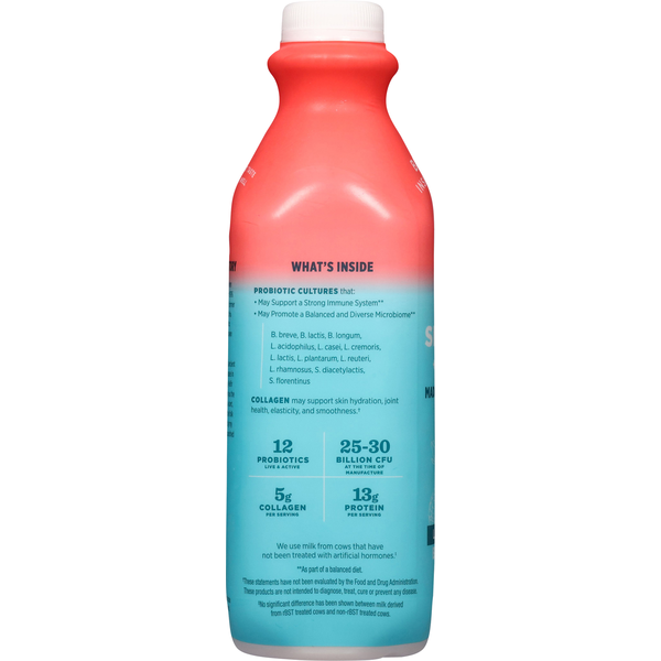 Lifeway Probiotic Smoothie + Collagen, Lactose Free, Berry Blast