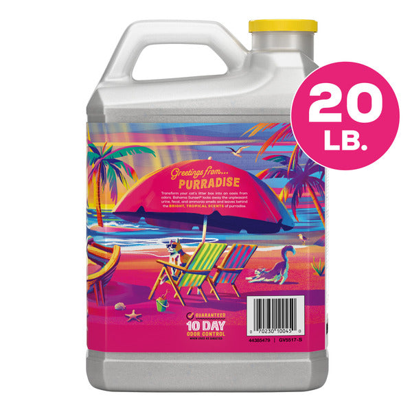 Purina Tidy Cats Bahama Sunset Scented Clumping Cat Litter Odor Control Formula
