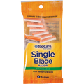 TopCare Razors, Disposable, Single Blade