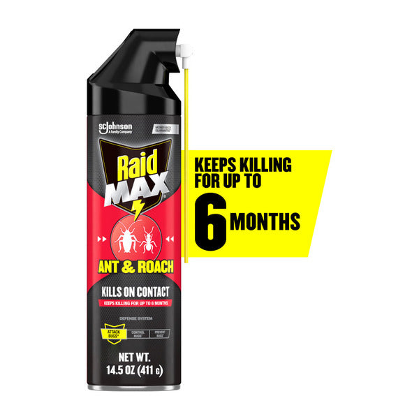 Raid® MAX Ant and Roach Killer Insecticide Aerosol Spray