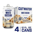 Cutwater Vodka White Russian, 4 Pack 12 Fl Oz Cans️