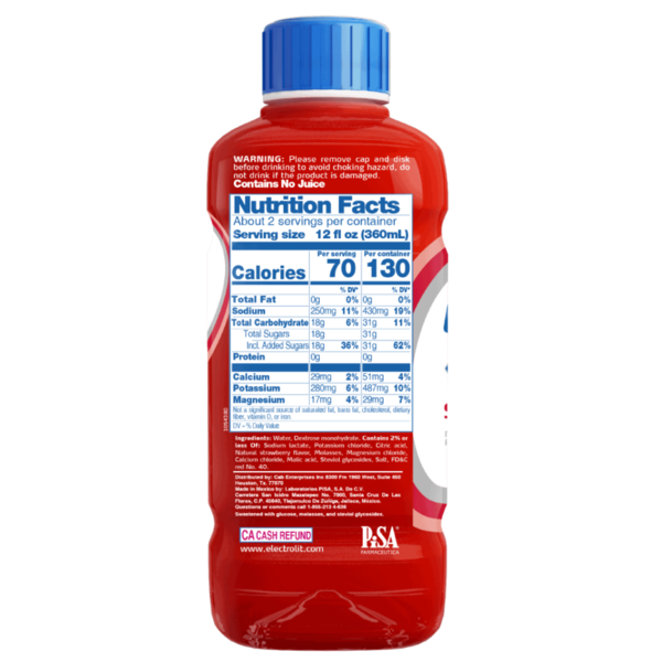 Electrolit Strawberry, Electrolyte Beverage, Premium Hydration