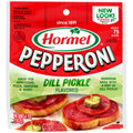 HORMEL Pepperoni 5oz Dill Pickle Pepperoni Pillow Pack Pizza Thickness, 5 OZ