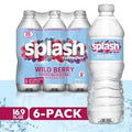 SPLASH Wild Berry Flavored Water, 16.9 fl oz, 6-pa...
️