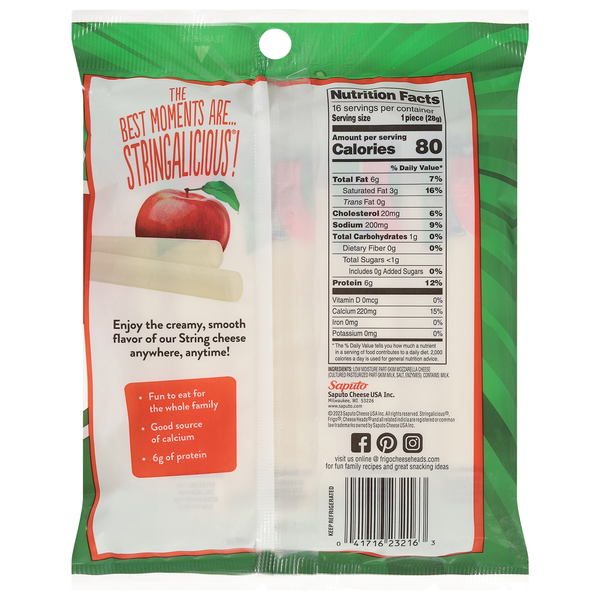 Frigo Cheese Heads Original String Cheese