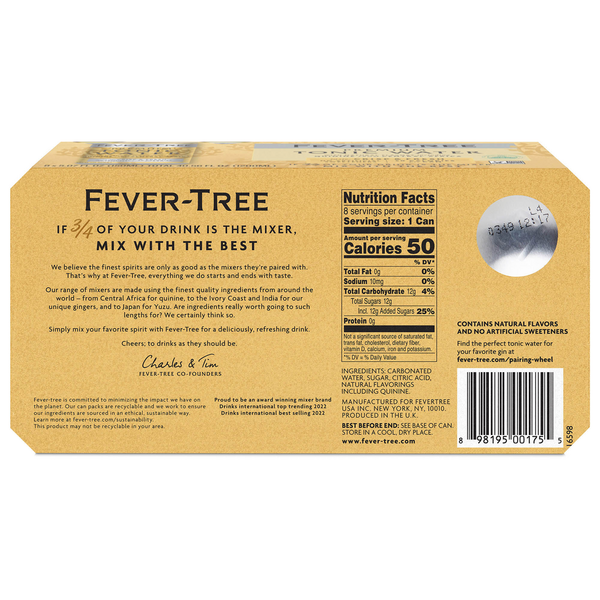 Fever-Tree Premium Tonic Water 8x150ml