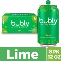bubly Sparkling Water, Lime - Pack️