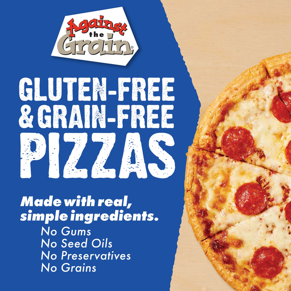 Against The Grain Gluten & Grain Free Uncured Pepperoni Pizza, Family Size