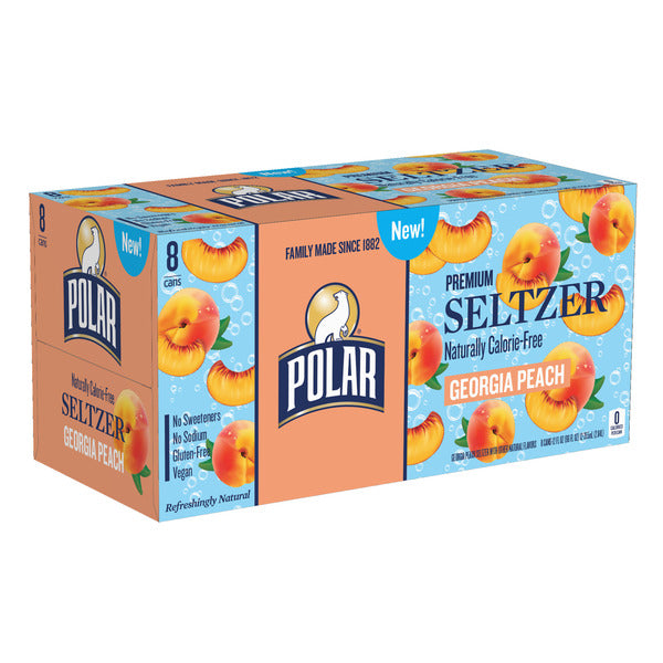 Polar Seltzer  Georgia Peach