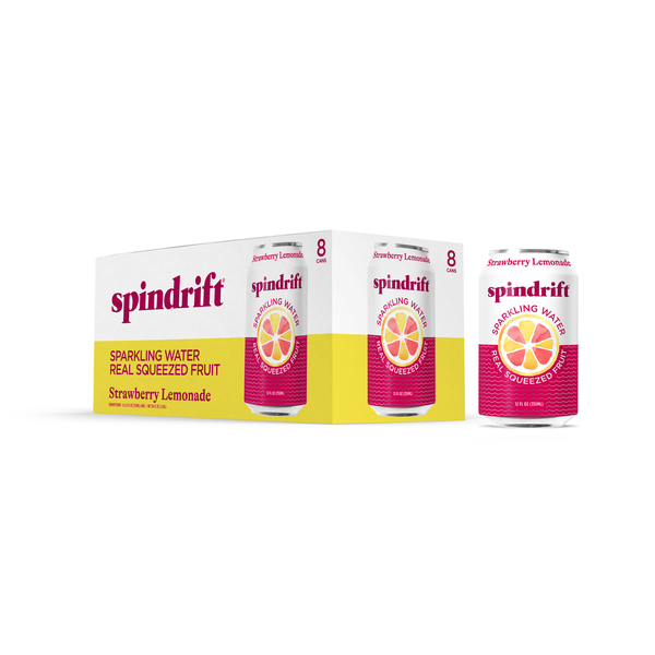 Spindrift Unsweetened Strawberry Lemonade Sparkling Water