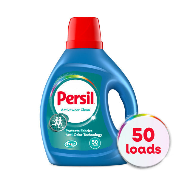 Persil Activewear Clean Liquid Laundry Detergent, 84 fl oz, 50 Loads