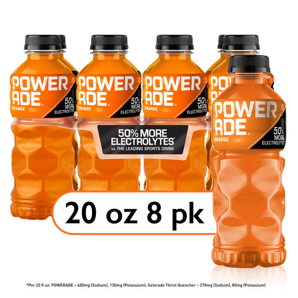 POWERADE Orange Sports Drink Bottles