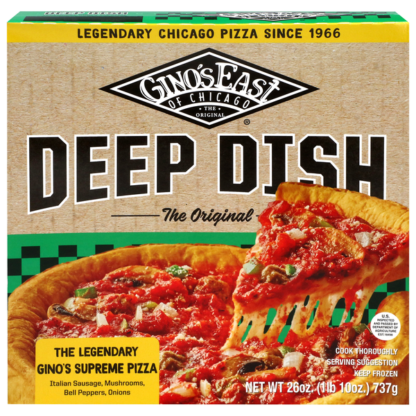 Gino's East Deep Dish Gino's Supreme Pizza