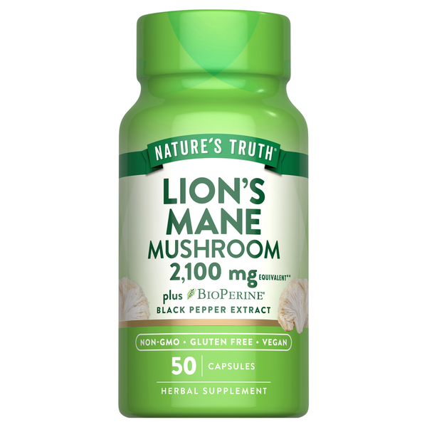 Nature's Truth Lions Mane Veggie Capsules