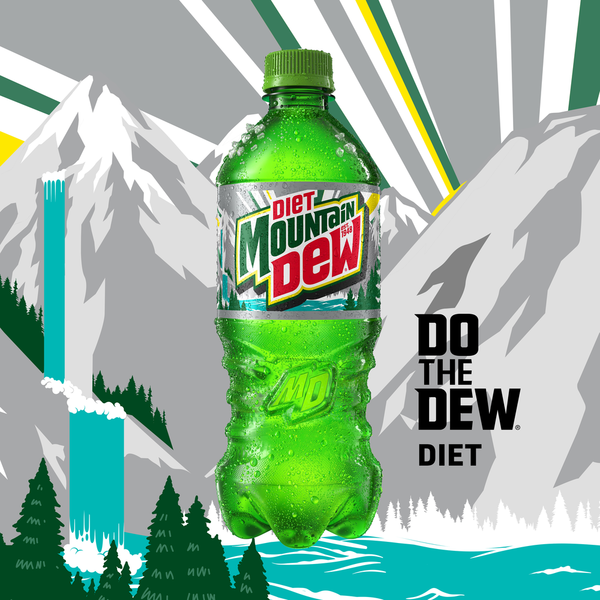 Mountain Dew Diet Soda Pop