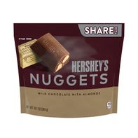 Hershey's NUGGETS Milk Chocolate with Almonds Candy Share Pack, 10.1 oz