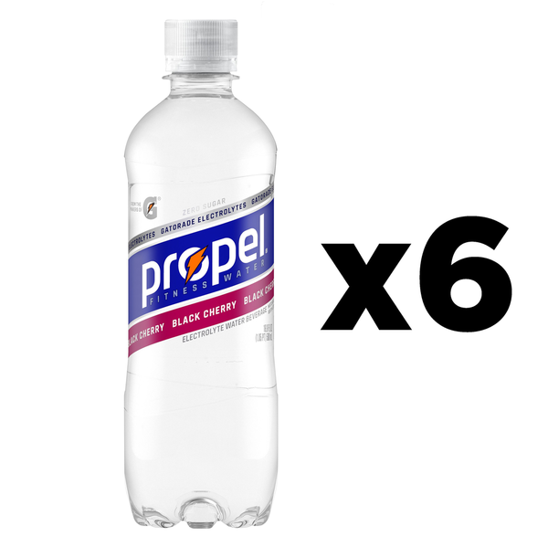Propel Zero Sugar Electrolyte Water Beverage, Black Cherry,