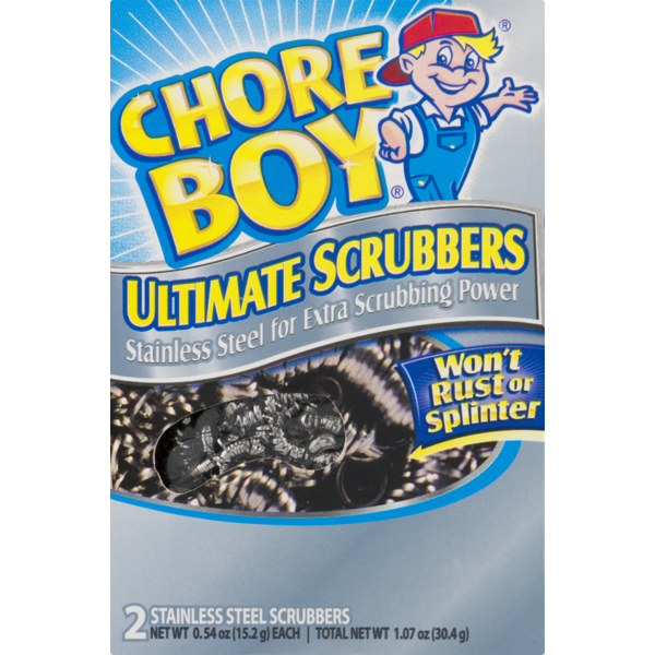 Chore Boy Ultimate Scrubbers Stainless Steel