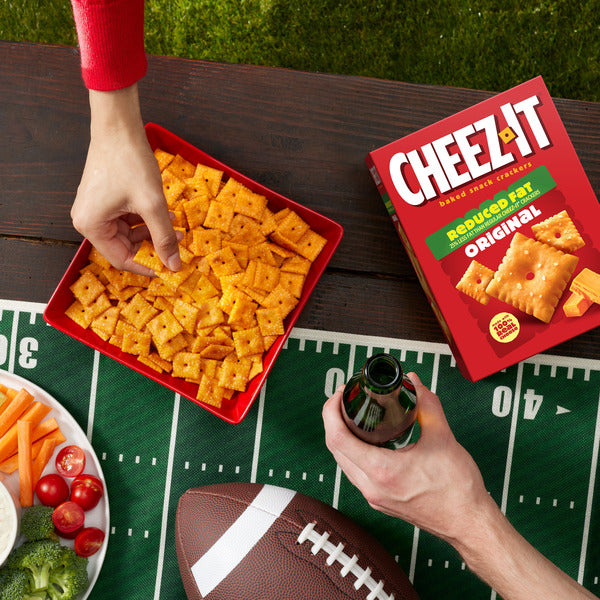 Cheez-It Reduced Fat Original Baked Snack Cheese Crackers, Made with 100% Real Cheese, 11.5 oz