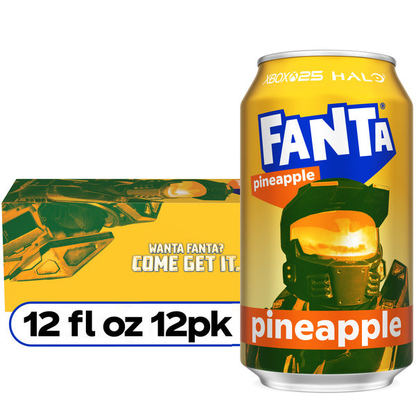 Fanta Pineapple Soda Fridge Pack Cans