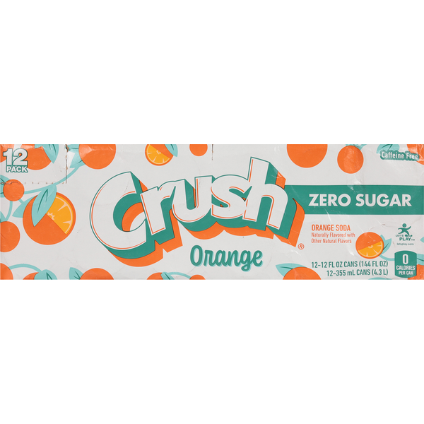 Crush Zero Sugar Orange Soda