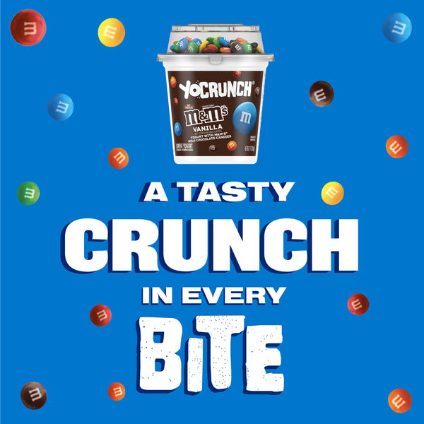 YoCrunch Vanilla Lowfat Yogurt with M&M's