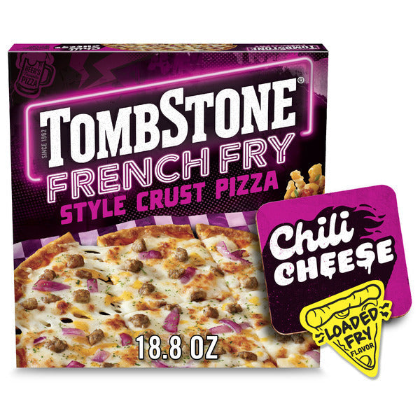 Tombstone French Fry Style Crust Chili Cheese Frozen Pizza