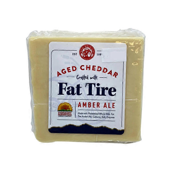 Vermont Farmstead Cheese Company Aged Cheddar Cheese Crafted With Fat Tire Amber Ale