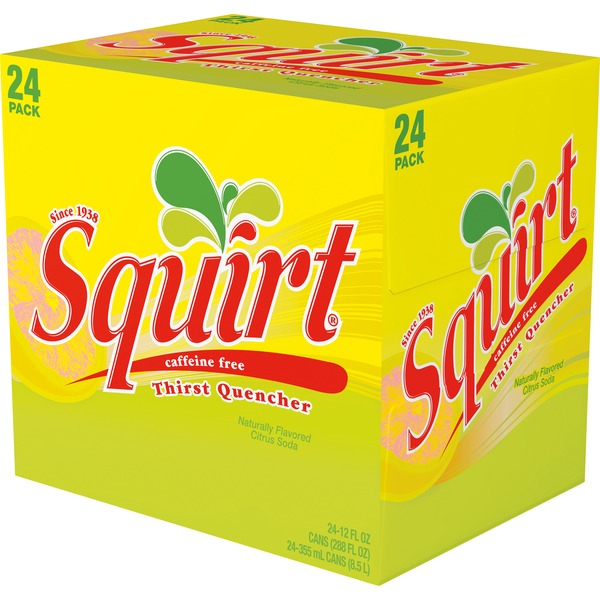 Squirt Caffeine Free Citrus Soda Thirst Quencher
