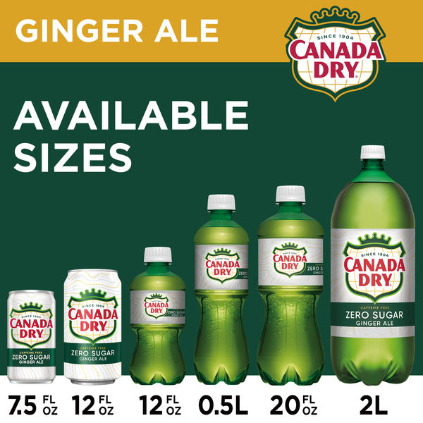 Canada Dry Zero Sugar Ginger Ale