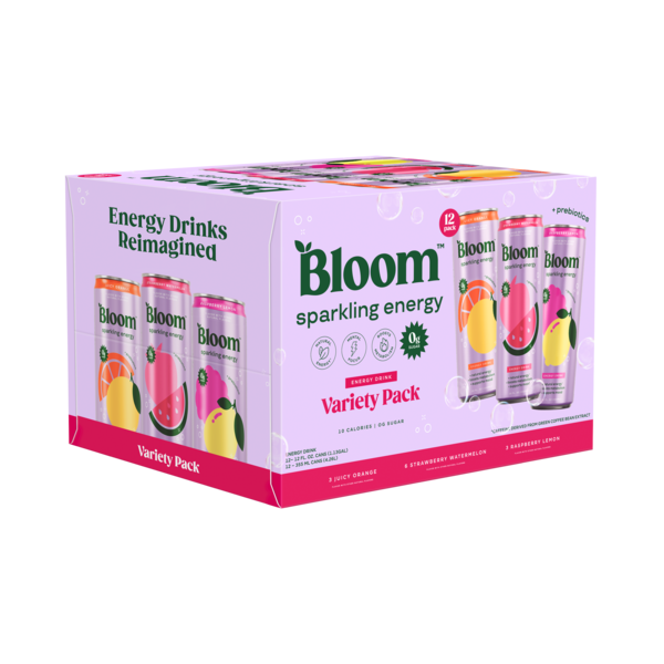 Bloom Sparkling Energy Bloom Sparkling Energy, Carbonated, Variety