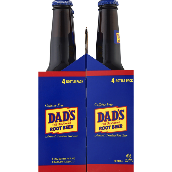Dad's Root Beer Old Fashioned Root Beer, Caffeine Free
