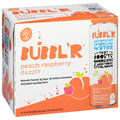 BUBBL’R Antioxidant Sparkling Water, peach raspberry dazzl'r