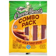 Frigo Cheese Heads Colby Jack Cheese & Turkey Stic...
️