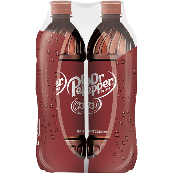 Dr Pepper Soda, 6 Pack