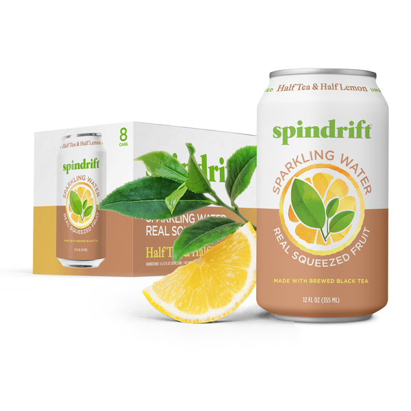 Spindrift Sparkling Water, Half Tea & Half Lemon