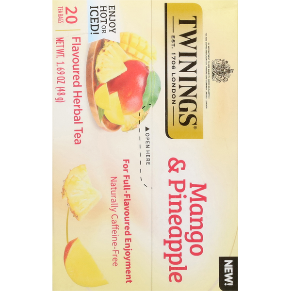 Twinings Flavoured Herbal Tea, Mango & Pineapple