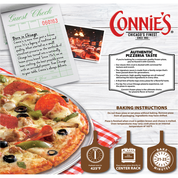 Connie's Pizza Pizza, Classic Thin Crust, Super