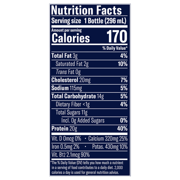Chobani Zero Added Sugar Greek Yogurt Peaches & Cream Protein Drink