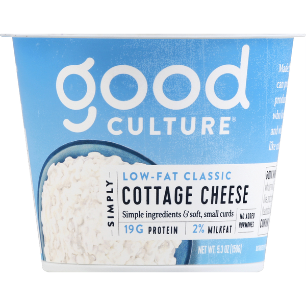 good culture Cottage Cheese, Simply, Low-Fat Classic