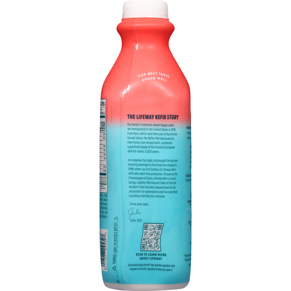 Lifeway Probiotic Smoothie + Collagen, Lactose Free, Berry Blast