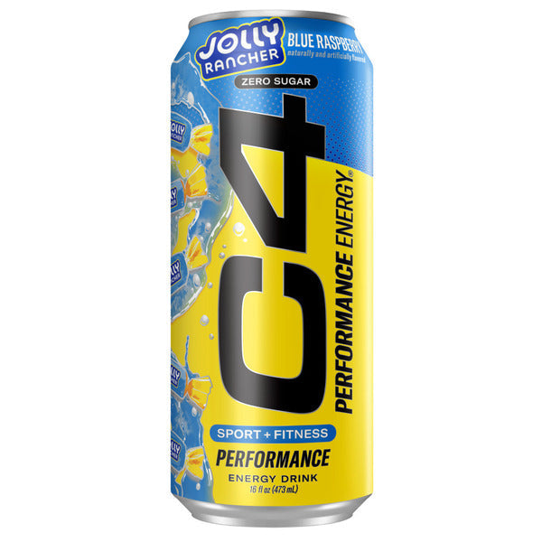 C4 Energy Jolly Rancher Blue Raspberry Performance Energy Drink