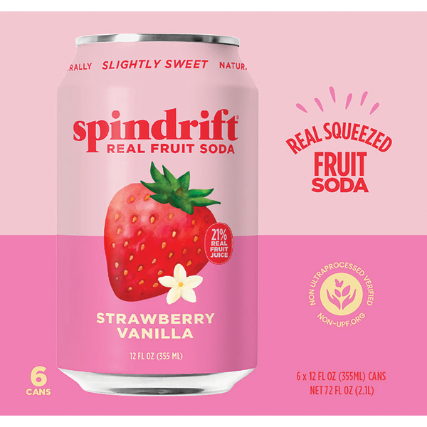 Spindrift Strawberry Vanilla Soda