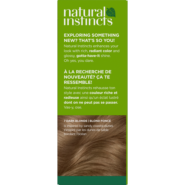Clairol 7 Dark Blonde Zero Ammonia Vegan Hair Color with Coconut Oil + Aloe