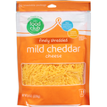 Food Club Finely Shredded Cheese, Mild Cheddar