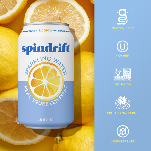 Spindrift Sparkling Water Lemon